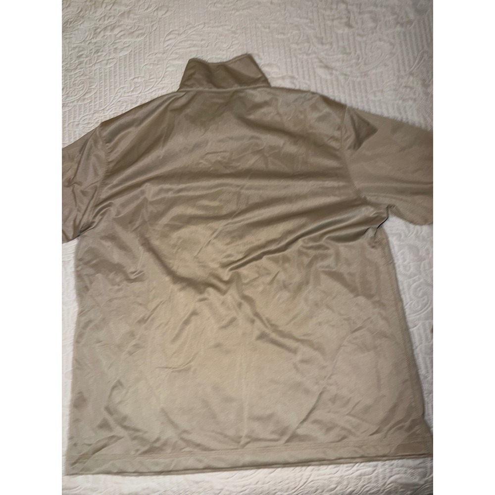 Active Force Apparel Mens USAF Sleeping Shirt Sand Quarter Zip Large - Picture 5 of 6